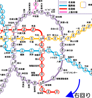 イメージ：自由が丘（名城線）の駅近くに住み、金山駅でＪＲに乗り換え通学している。帰宅時は目的によって地下鉄の移動ルートを変えている。